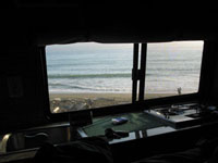 More views from inside the van at Cambria