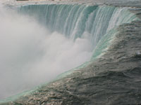 Close up of Horseshoe Falls - I never knew that Niagara Falls was made up of 2 falls.