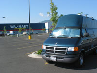 The Walmart we stayed at in Idaho - that's about all we did in Idaho