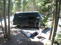 Another good campsite - this time at canyon campground